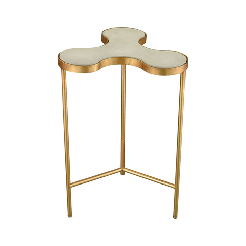 Dimond Home Reims Metal & Concrete Accent Table (Gold)