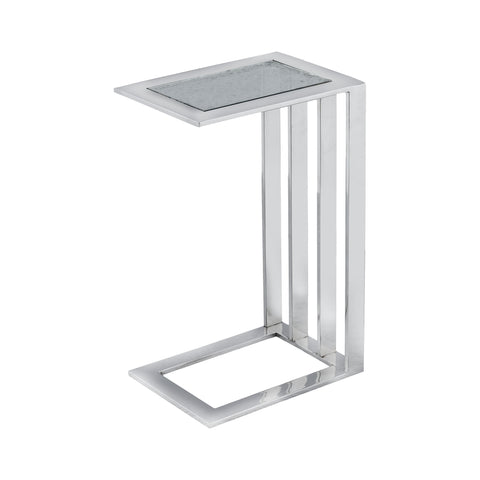 Dimond Home Zuri Metal & Glass Accent Table (Silver)
