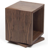 Cube Bookcase - Tema Shell Mini Rotating Wood Bookshelf – Various Colors