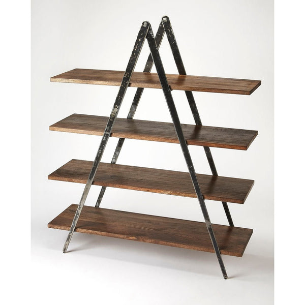 Butler Scissors Metal & Wood Étagère