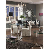 Sterling Mirage Wood & Glass Sideboard (Black & White)