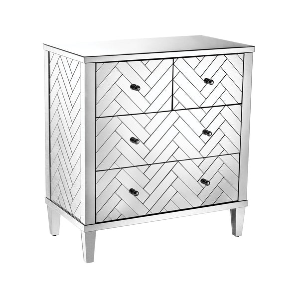 Sterling Chatelet Glass Chest (Mirror)