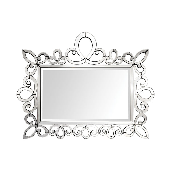 Miramar Fireplace Clear Home Beveled Mounted Wall Mirror