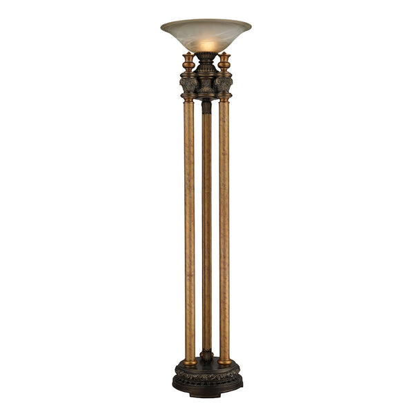 Athena Floor Lamp Athena Bronze Light Vintage Shade Torchiere Reading Floor Lamp