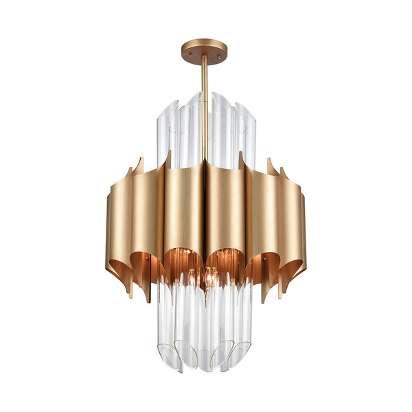 Cold Rolled Matte Gold Light Vintage Fixture Ceiling Chandelier