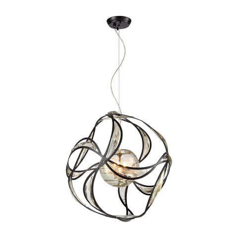 Oriona 3-Light Oil Rubbed Bronze Light Vintage Fixture Ceiling Chandelier