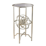 Sterling Armillary Sphere Accent Table (Silver)