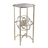 Sterling Armillary Sphere Accent Table (Silver)