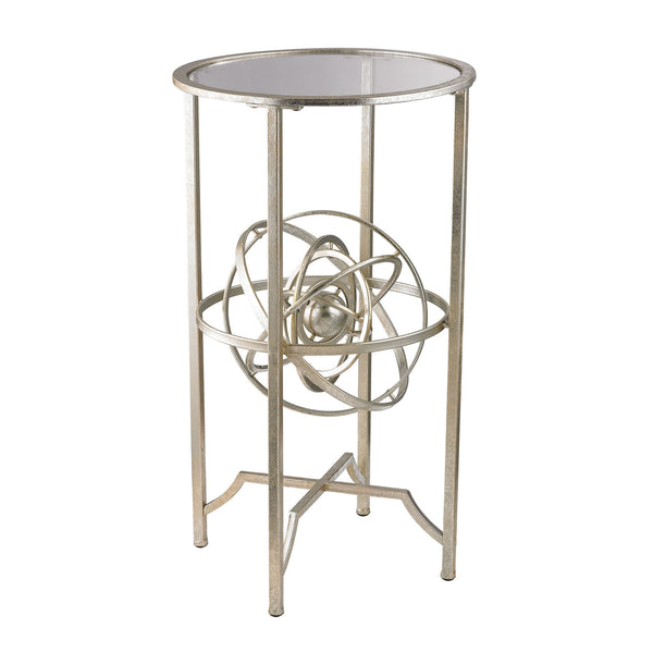 Sterling Armillary Sphere Accent Table (Silver)