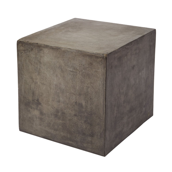 Dimond Home Cubo Concrete Cube Table (Gray)