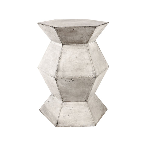 Dimond Home Flanery Waxed Concrete Accent Table (Gray)