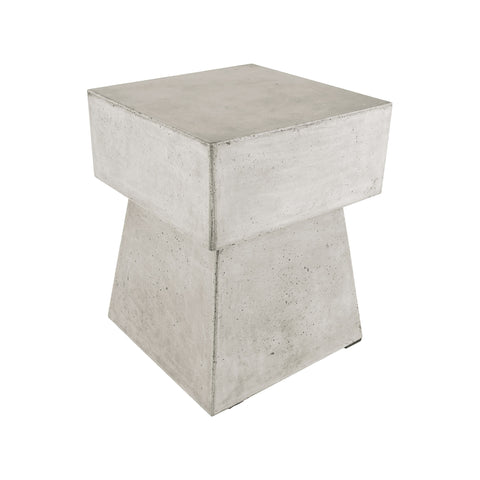 Dimond Home Mushroom Waxed Concrete Stool (Gray)