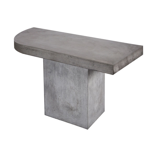 Millfield Outdoor Bar Left Side Polished Concrete Room Banquet Dining Table