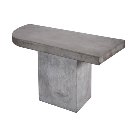 Millfield Outdoor Bar Left Side Polished Concrete Room Banquet Dining Table