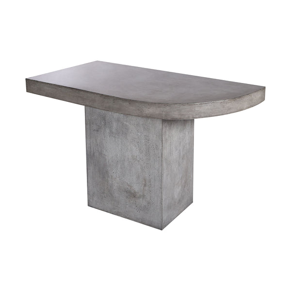 Millfield Outdoor Bar Right Side Polished Concrete Room Banquet Dining Table
