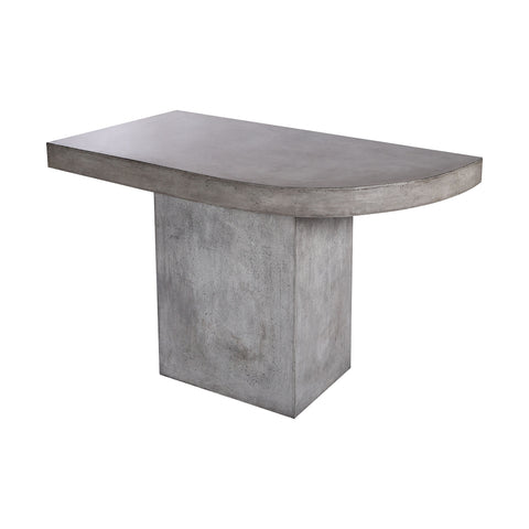 Millfield Outdoor Bar Right Side Polished Concrete Room Banquet Dining Table