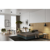 Tema Oak / Pure Black Loft Desk