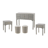 Sterling S&S Point 5-Piece Furniture Set (Gray)