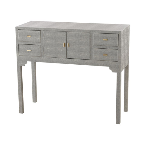 Sterling S&S Point Wood & Metal Chest (Gray)
