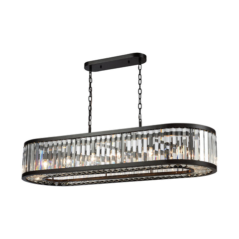 Palacial 14 Billiard Oil Rubbed Bronze Glass Vintage Fixture Island Light