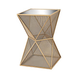 Sterling Magnoux Metal Accent Table (Gold)