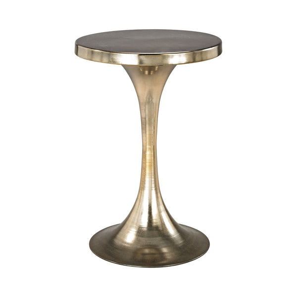 Sterling Chaser Metal Accent Table (Gold & Black)
