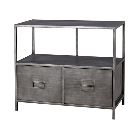 Sterling Gunther Metal Console Table (Gray)