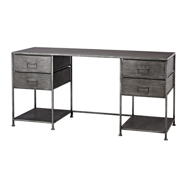 Sterling Gunther Metal Desk (Gray)