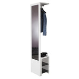 Symbiosis Vestibulo White / Black Entrance Wardrobe