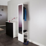 Symbiosis Vestibulo White / Black Entrance Wardrobe