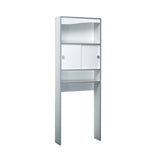 Symbiosis Surf Toilet White / Taupe Storage Cabinet E6091A7321M17