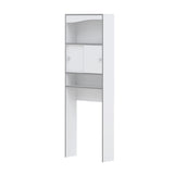 Symbiosis Surf Toilet White / Taupe Storage Cabinet