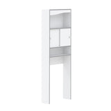Symbiosis Surf Toilet White / Taupe Storage Cabinet
