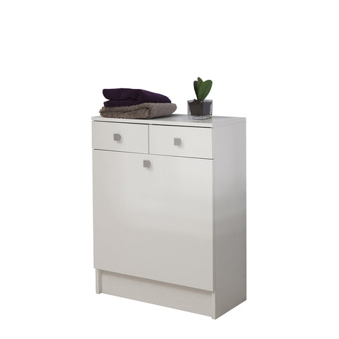 Symbiosis Combi Jr Bathroom Storage with Laundry Compartment E6084A2121A17