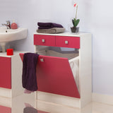 Symbiosis Combi Jr Bathroom Storage with Laundry Compartment