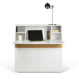 Tema Pure White / Oak Focus Workstation