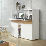 Tema Pure White / Oak Focus Workstation