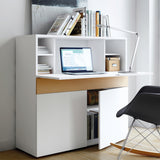 Tema Pure White / Oak Focus Workstation
