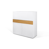 Tema Pure White / Oak Focus Workstation