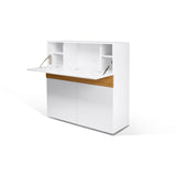 Tema Pure White / Oak Focus Workstation