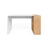 Tema Harbour Pure White / Oak Desk