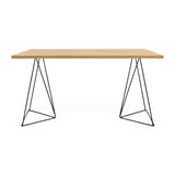 The TemaHome Pure White & Oak Flow Desk 9500.053221