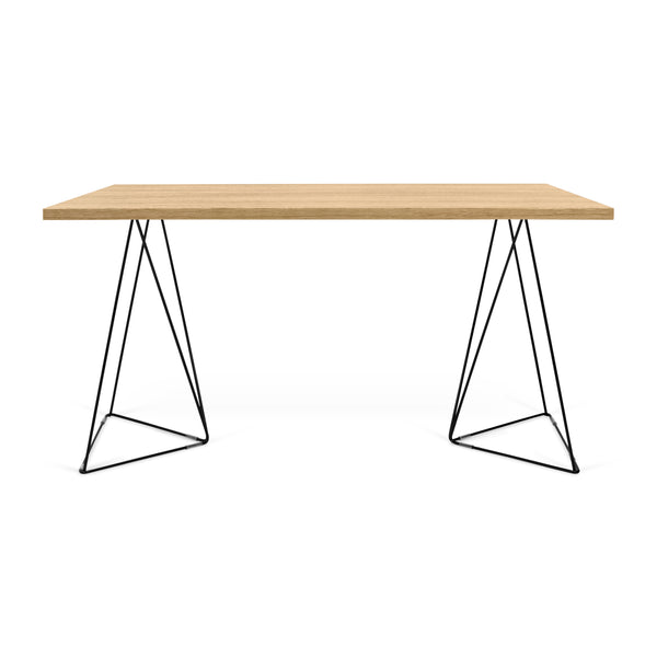 The TemaHome Pure White & Oak Flow Desk 9500.053221