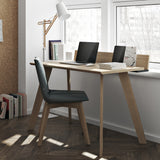 Tema Oak / Pure Black Loft Desk