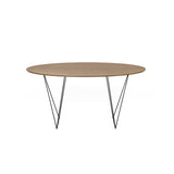 The TemaHome Row 59'' Round Table with Trestles 9500.053535