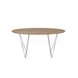 The TemaHome Row 59'' Round Table with Trestles 9500.053542