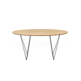 The TemaHome Row 59'' Round Table with Trestles 9500.053566
