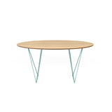 The TemaHome Row 59'' Round Table with Trestles 9500.053580