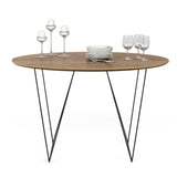 Tema Row 47'' Round Table with Trestles