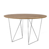 Tema Row 47'' Round Table with Trestles